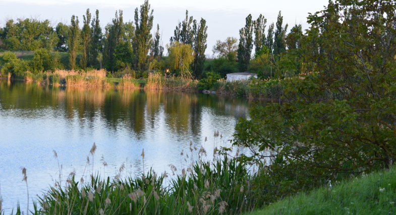 Фото автора 15.05.2025. Вечерний закат на реке Кирпили.