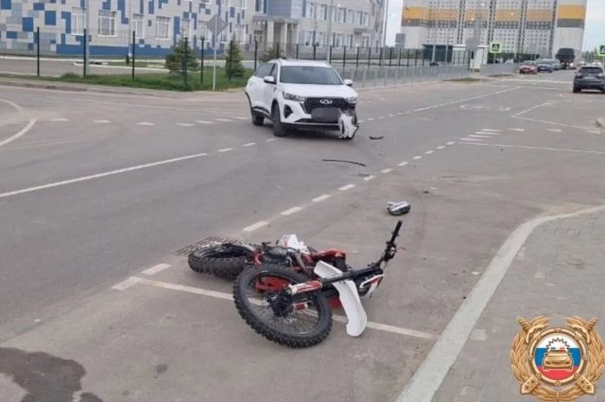    В Твери мотоциклист пострадал после столкновения с Cherry