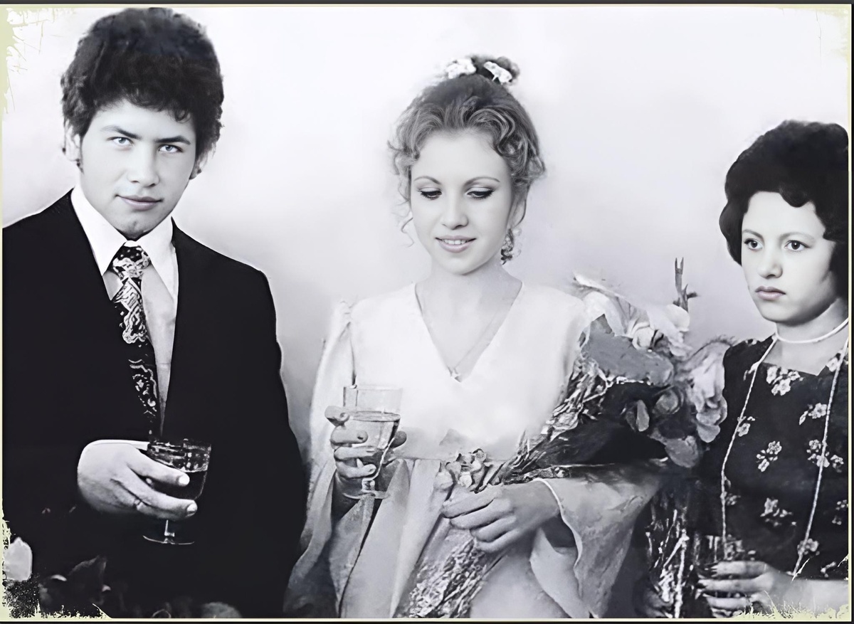 Свадьба Николая Расторгуева с первой супругой Валентиной