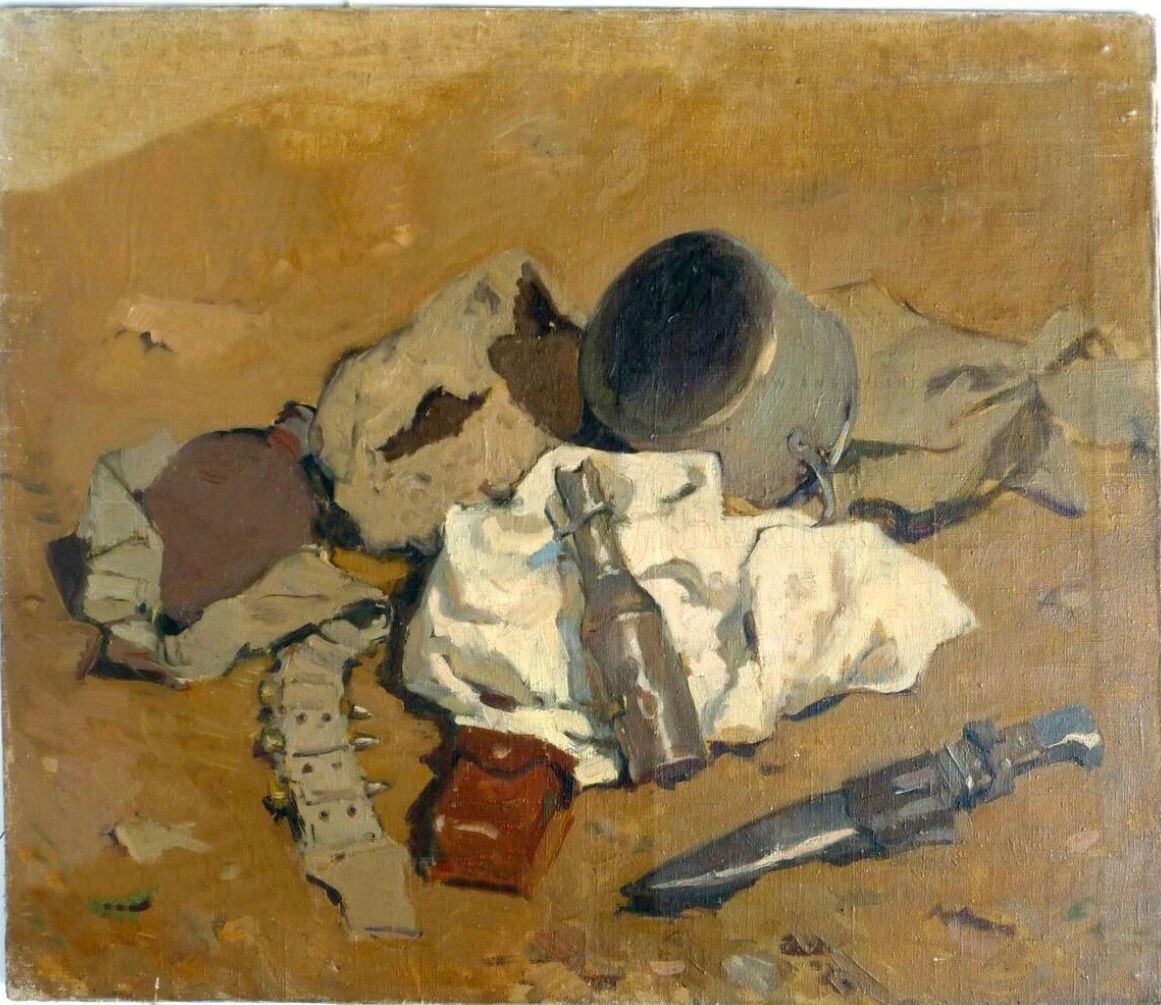 Анатолий Кокорин. «Солдатское хозяйство». 1949