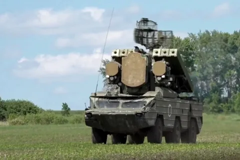 ЗРК - ОСА на позиции