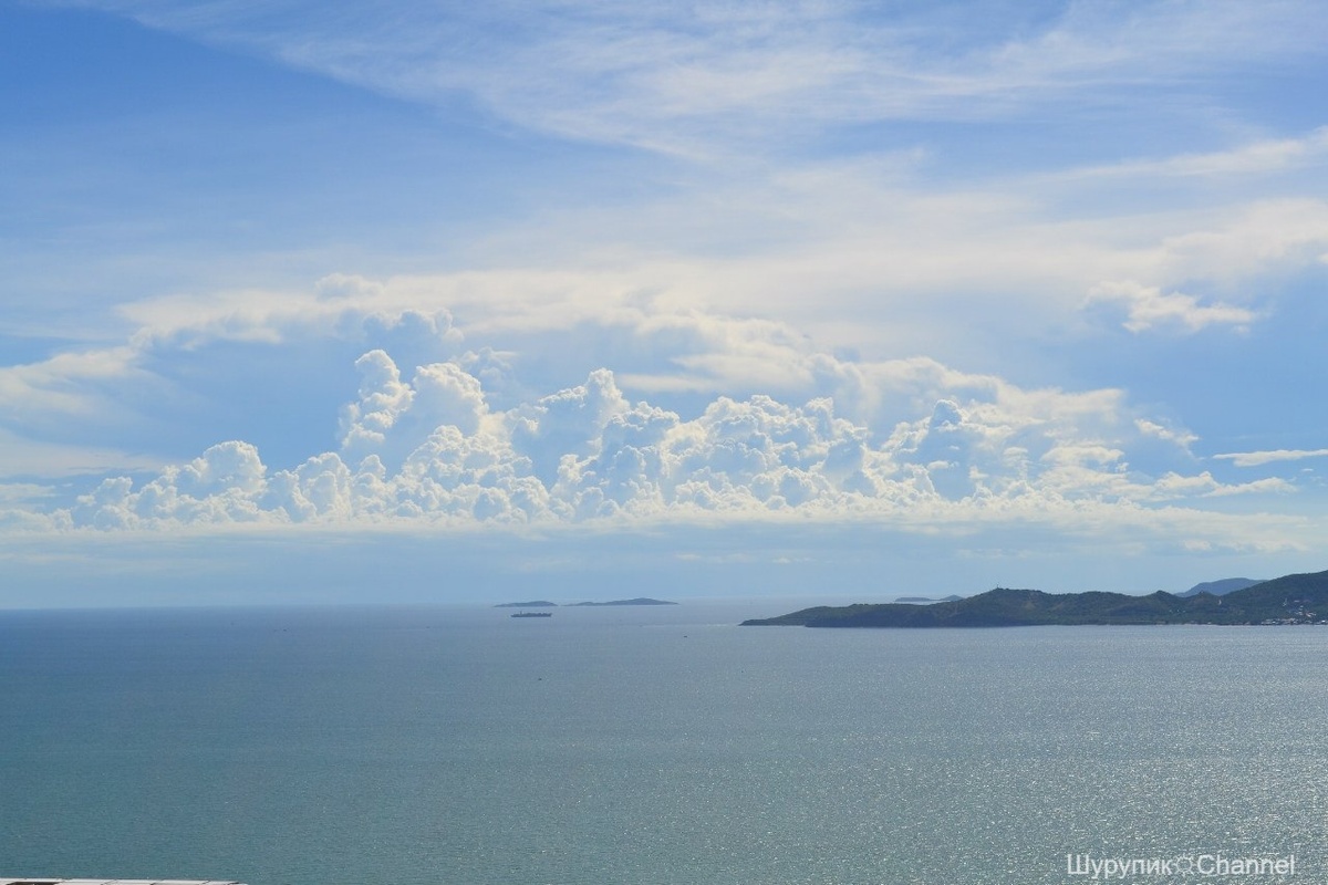 Небо над Сиамским заливом.
