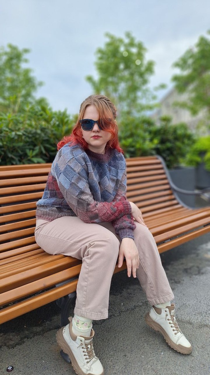 #яркийсвитер #цветнойсвитер #энтрелак 