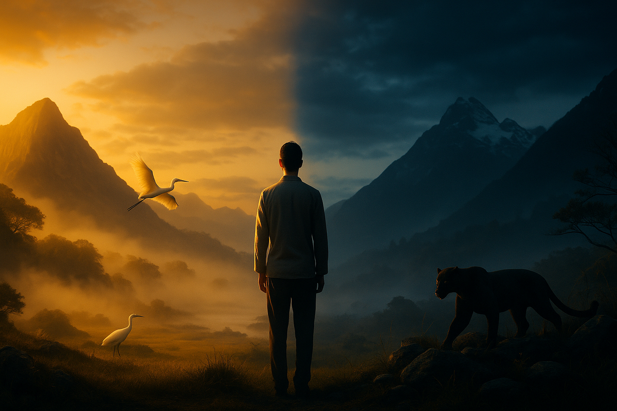 Нужно не «держать» баланс, а жить в нём естественно — как в дыхании: вдох — выдох.