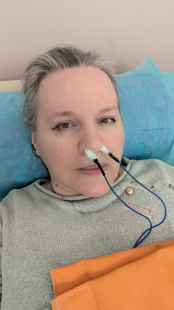 Ппрцедура доставки лекарственного вещества к мозгу через нос. Фото автора