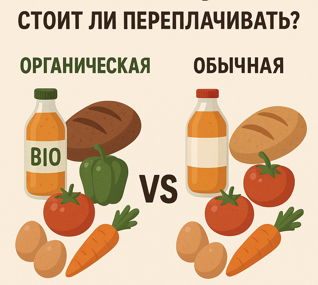 Органическая еда против обычной: стоит ли переплачивать?  