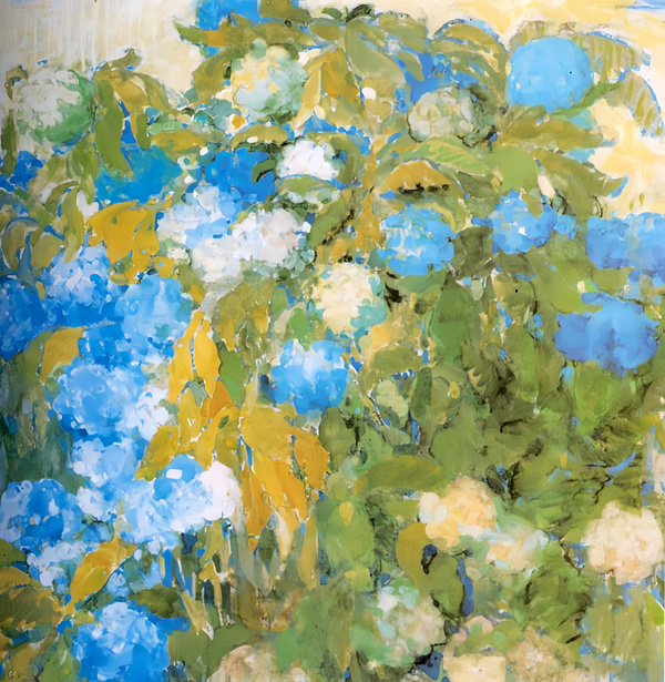 Николай Сапунов. Голубые гортензии. 1907. Государственная Третьяковская галерея, Москва