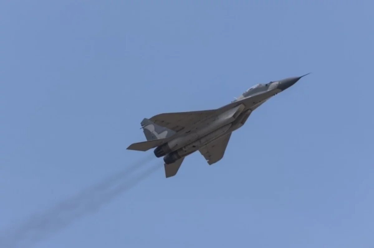    Истребитель МиГ-29 ВСУ сбила российская система ПВО С-400