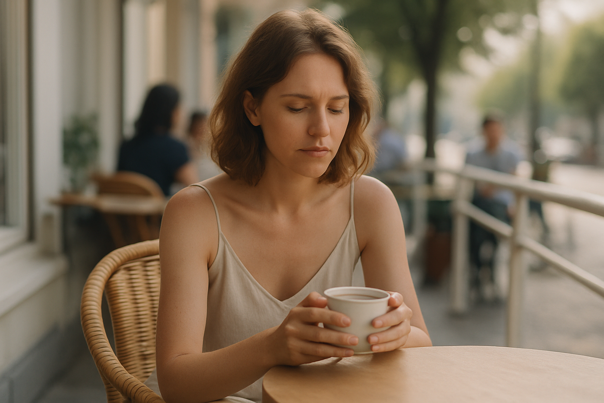 Иногда мы держим чашку. А иногда — свою нерешительность