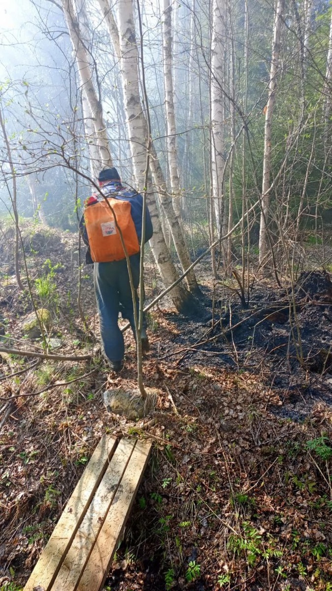    Молодой человек обгорел на пожаре в ЛахденпохьеГосударственный комитет Карелии по ОЖ и БН