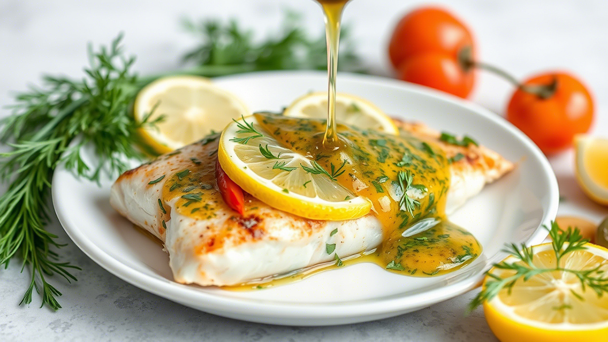 Постный соус к рыбе