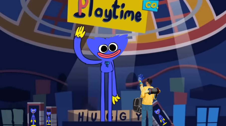 Встреча с Хагги Вагги. Иллюстрация моя