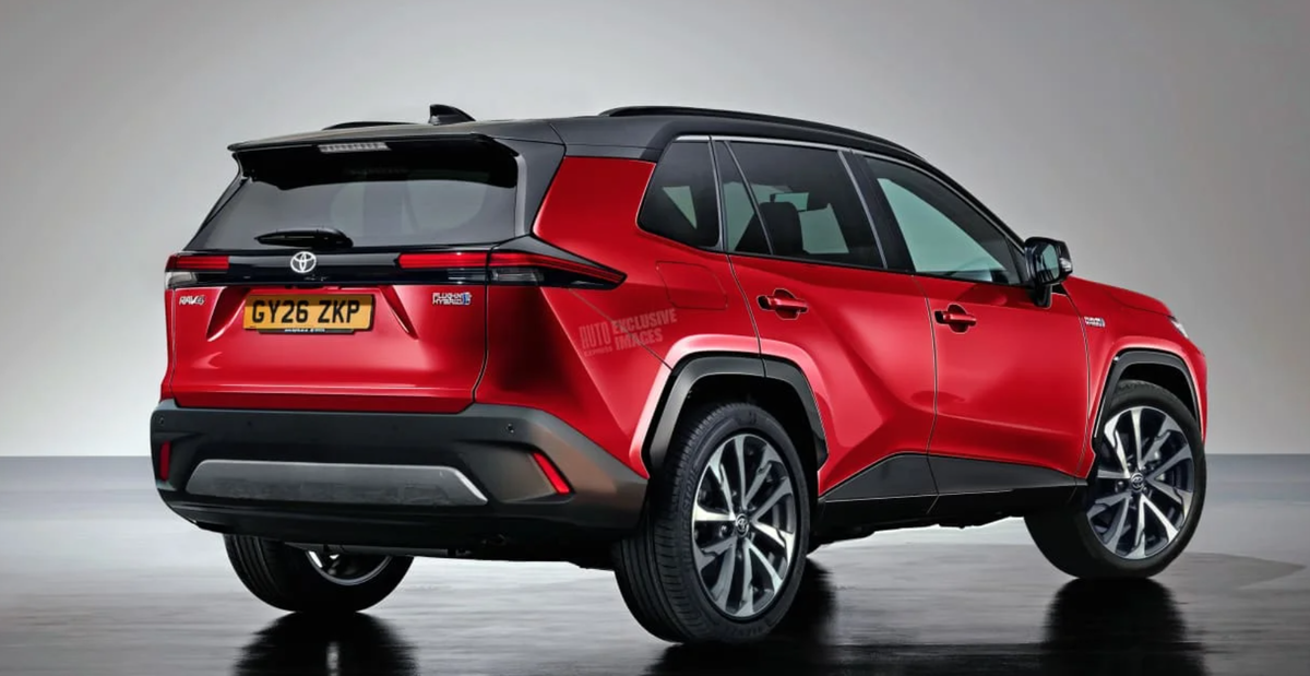 Оформление кормы Toyota RAV4 