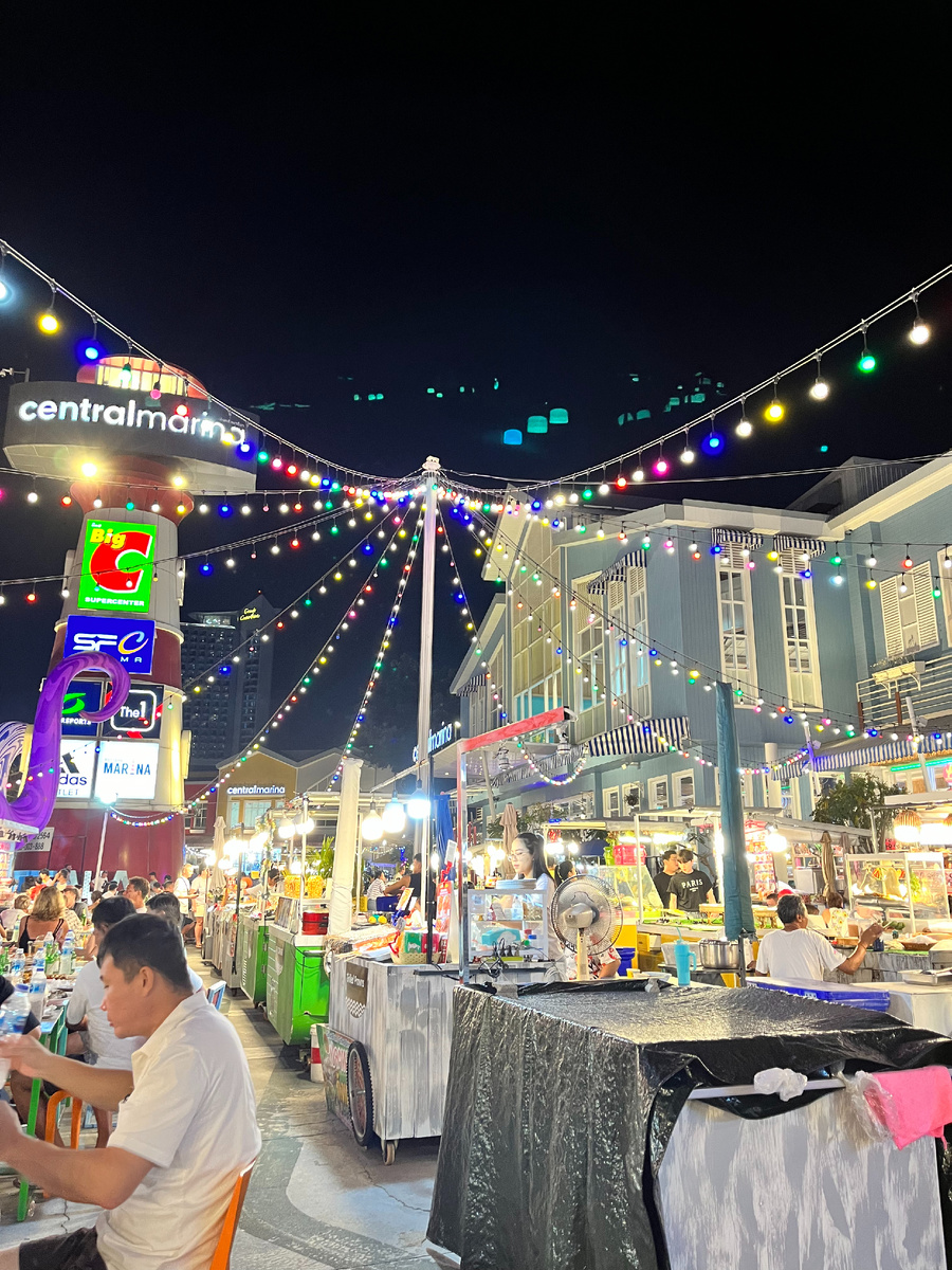 Любимый уличный фуд-корт в Паттайе