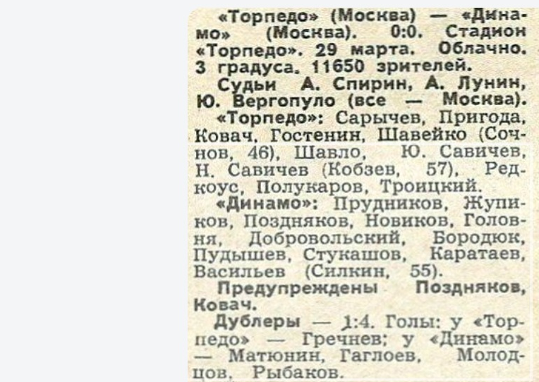 "Советский спорт", № 76 (11695), воскресенье, 30 марта 1986 г. С. 1. С некоторой корректировкой автора ИстАрх.