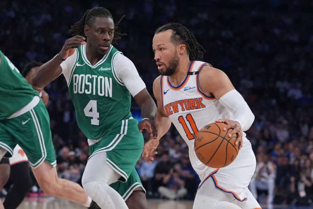    «Нью-Йорк» Джейлена Брансона не пустил «Бостон» Дрю Холидея в финал Востока / Фото: nba.com