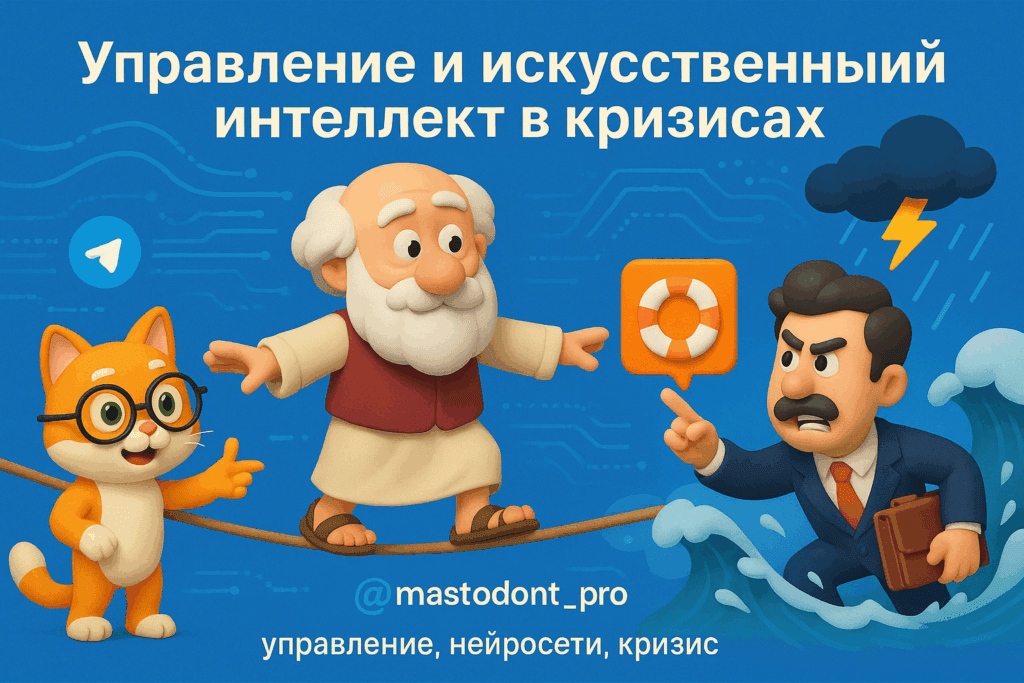    Кризисный менеджмент на грани: как ИИ убивает старые подходы и спасает нашу душу с помощью котиков Andrey M.