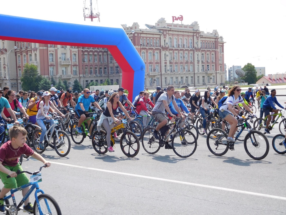    Велопробег //фото пресс-службы администрации Ростова-на-Дону