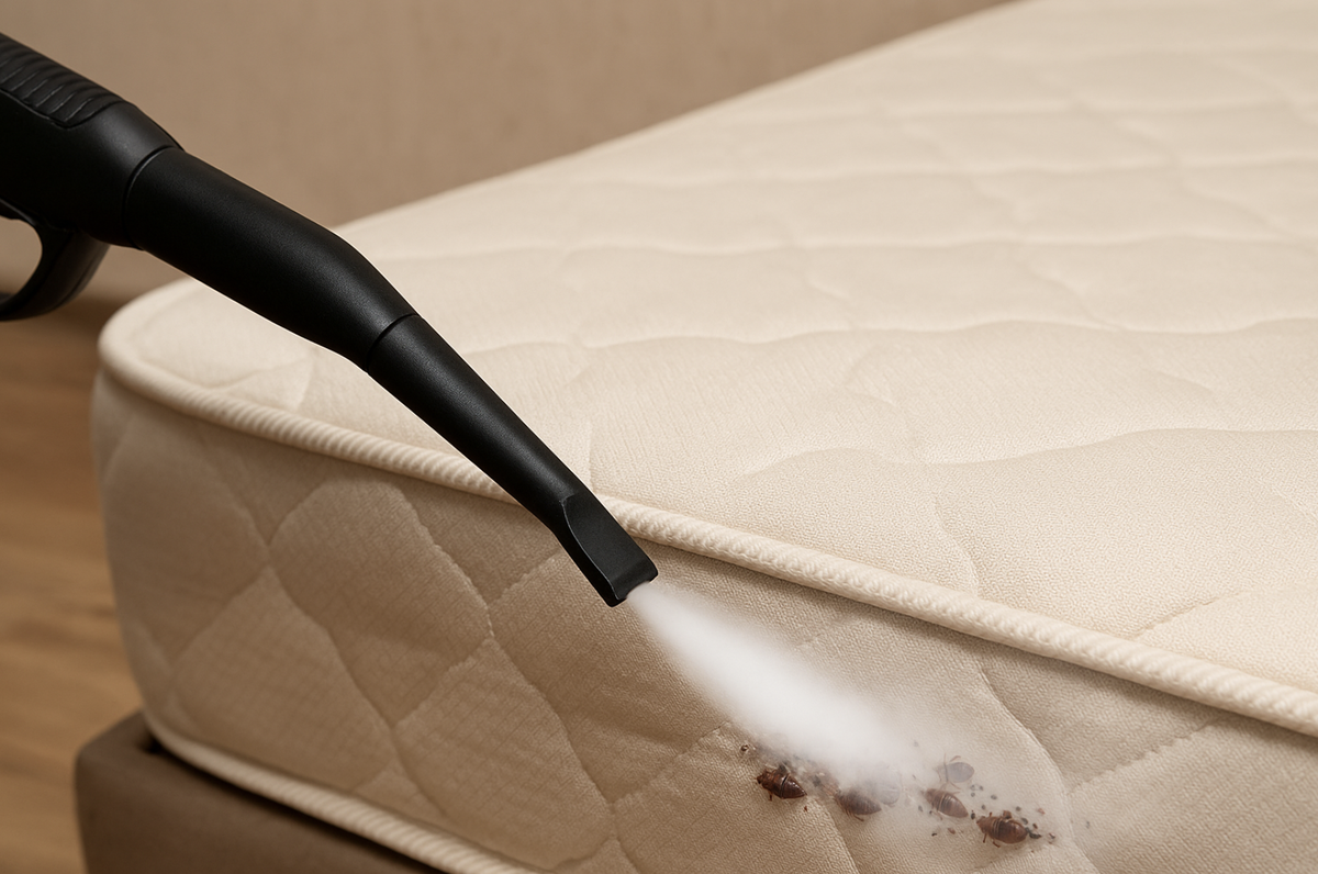 Обработка клопов парогенератором 