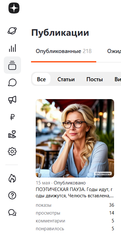 Статистика за два дня! Скриншот из студии этого канала.