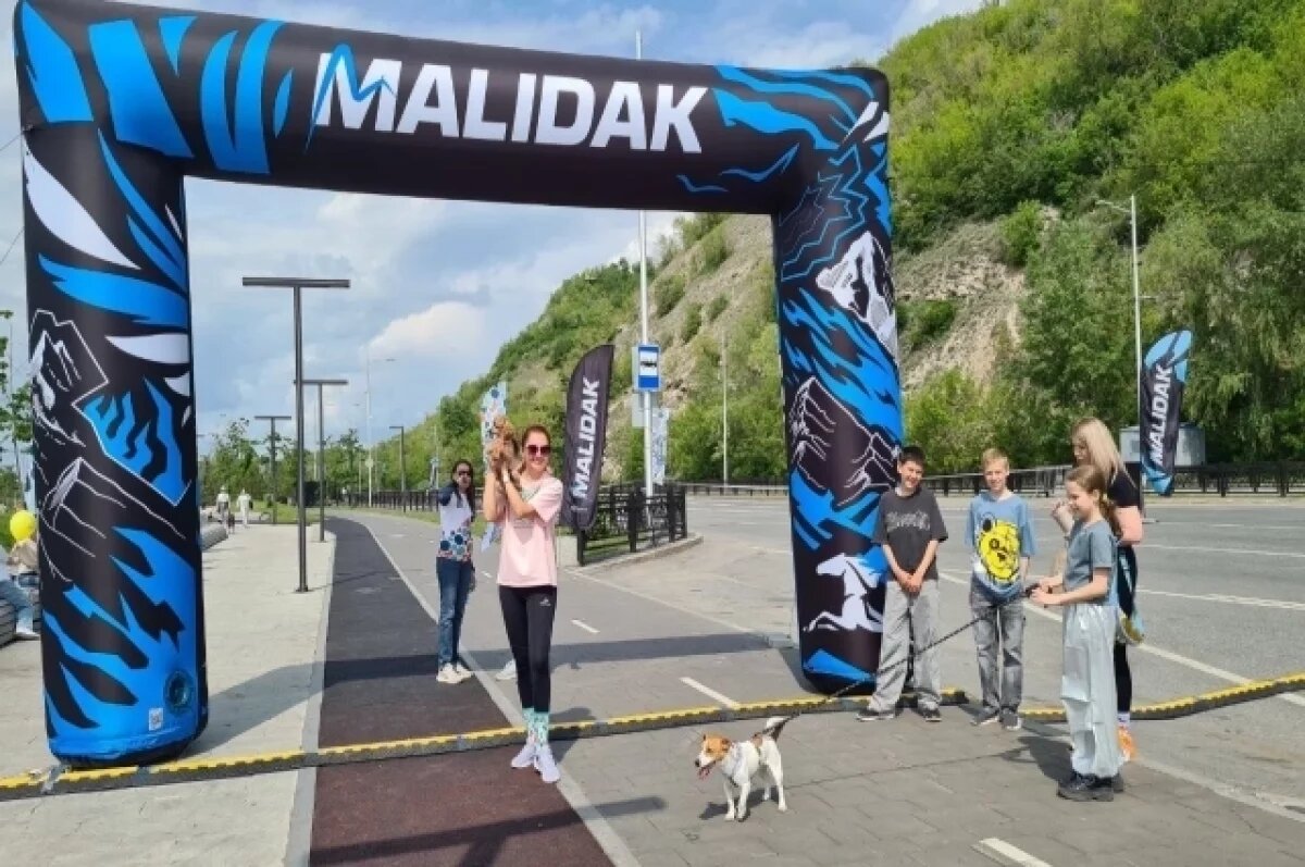    В Уфе проходит «Хвостатый забег» на набережной реки Белой