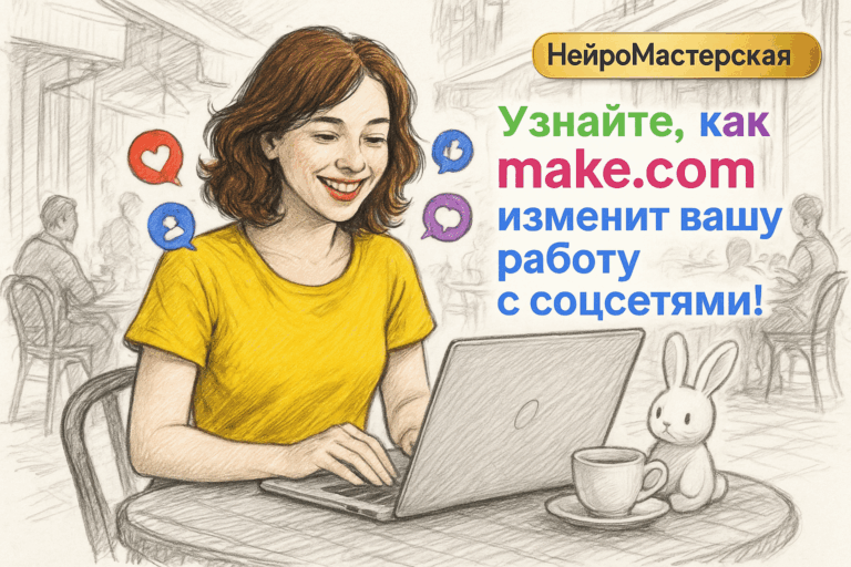    Узнайте, как make.com изменит вашу работу с соцсетями! Оксана Солдатова