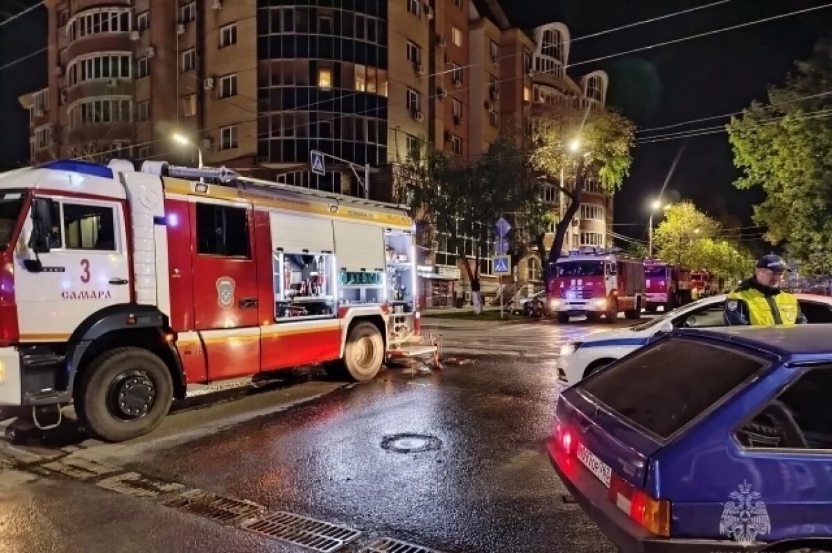    В Самаре на пожаре спасены 16 человек