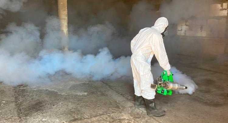    Курганский филиал ЦОК АПК ведет работы по обеззараживанию складских помещений для хранения зерна урожая 2025