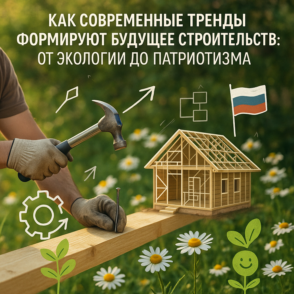    Как современные тренды формируют будущее строительства: от экологии до патриотизма