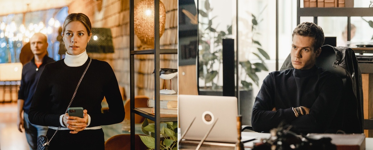 Ольга Веникова и Кузьма Сапрыкин в фильме "Олень"