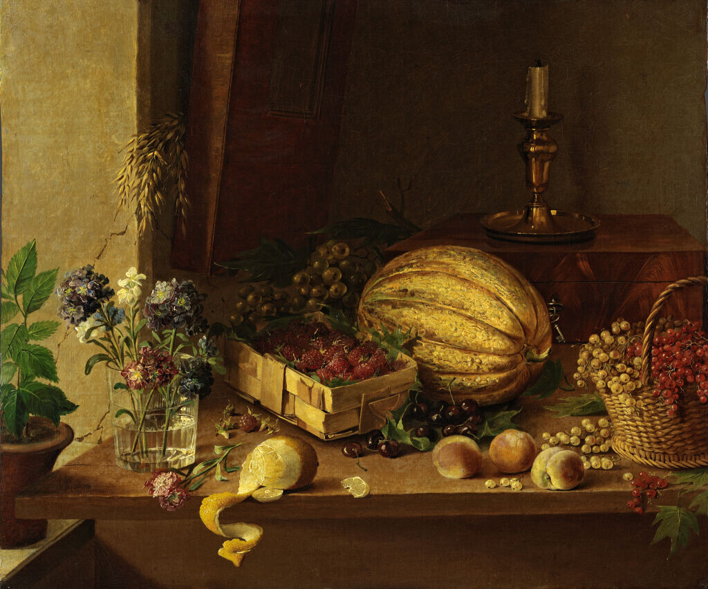 Иван Фомич Хруцкий, «Цветы и плоды», 1836 год. Из собрания Государственной Третьяковской галереи