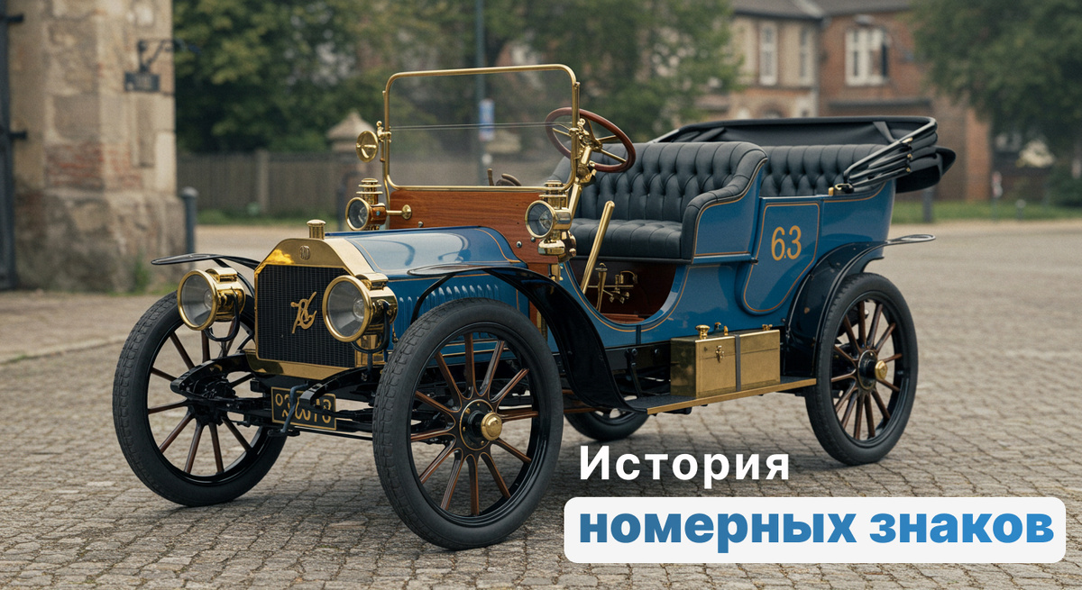 Автомобильные номера в Нью-Йорке в 1901 году