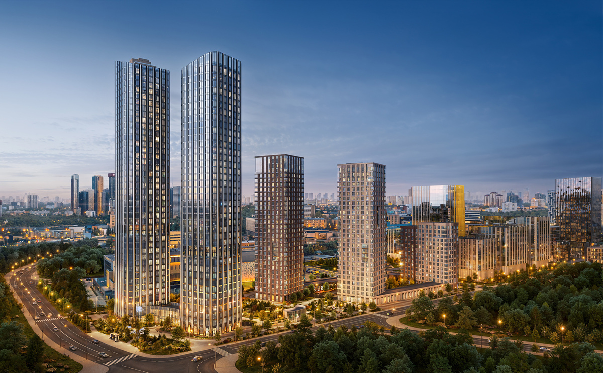 11 корпусов переменной этажности в живописном районе Покровское-Стрешнево