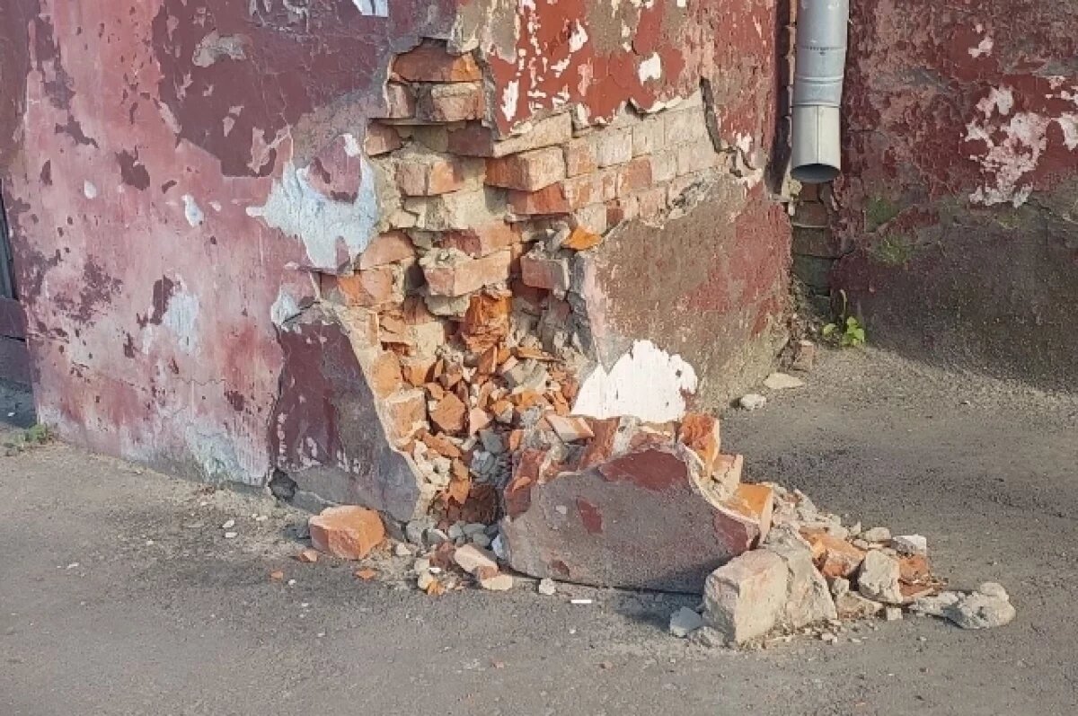    В Туле разрушается дом по улице Кауля