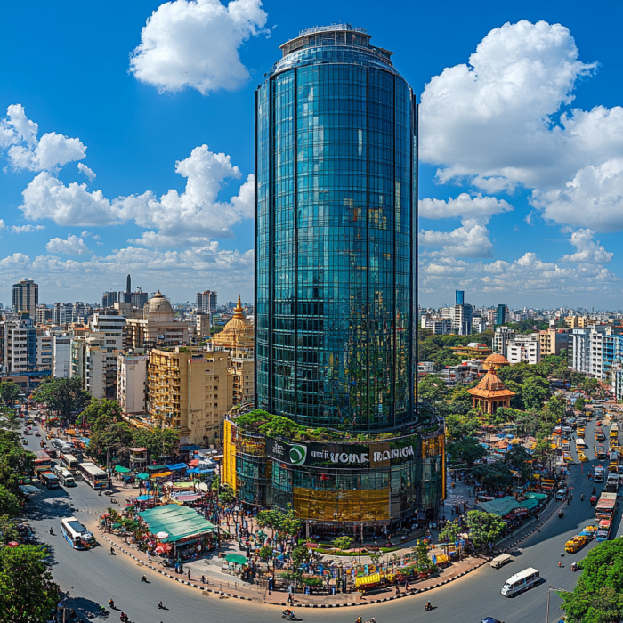 UB City в Бангалоре — идеальный символ современной технологической Индии, где стеклянные небоскребы соседствуют с традиционными храмами. В этой роскошной башне расположены офисы многих технологических компаний, а вокруг кипит настоящая индийская жизнь: желтые такси, мотоциклисты и уличные торговцы. Такие контрасты делают технологическую революцию Индии особенно впечатляющей — инновации рождаются на фоне многовековых традиций.