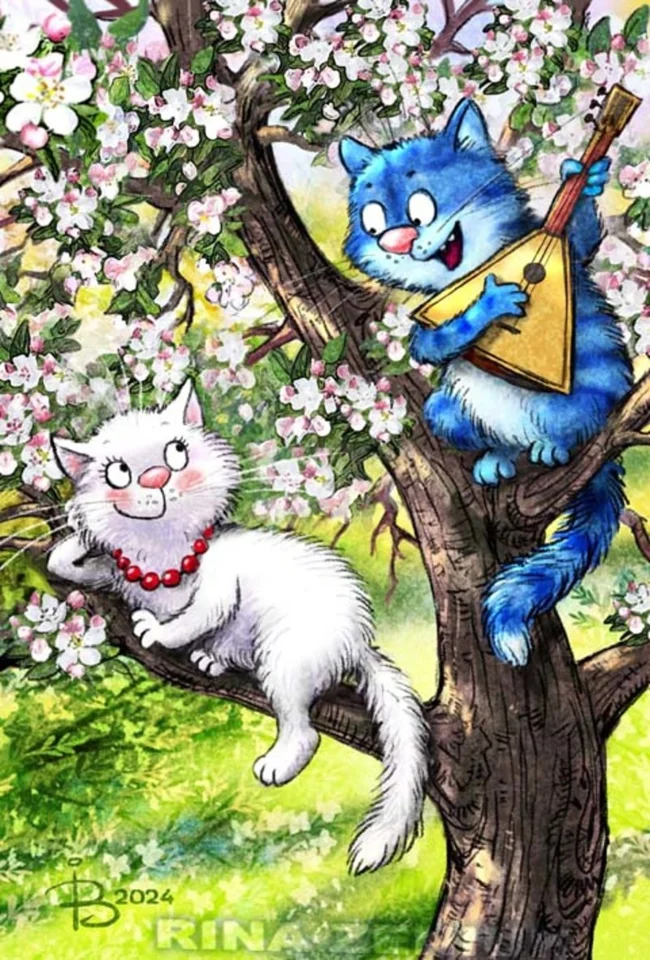 очаровательные коты Рины Зенюк