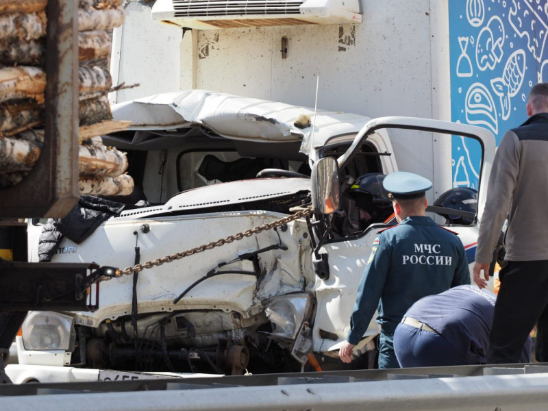    Пострадавшего вырезали из кабины грузовика в КарелииИгорь Подгорный