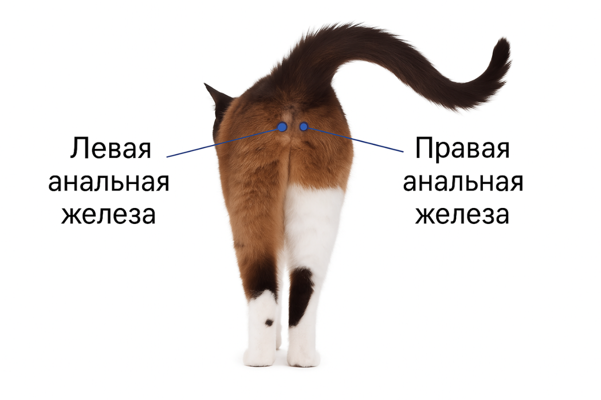 Параанальные железы у кошек