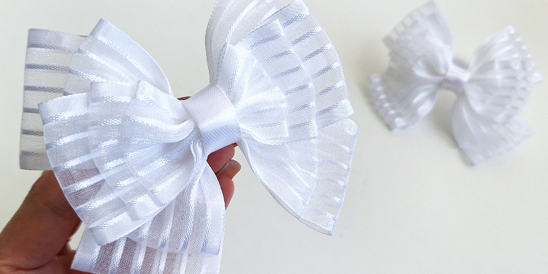 Бантики на скорую руку для последнего звонка🔔