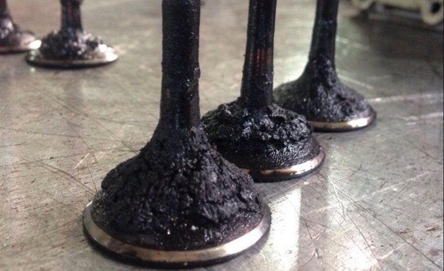 Нагар на клапанах