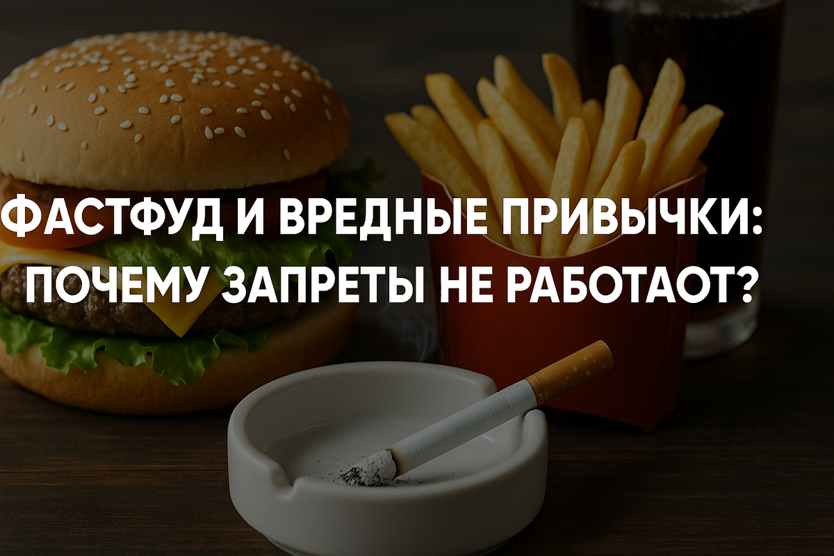 Фастфуд и вредные привычки: почему запреты не работают?
