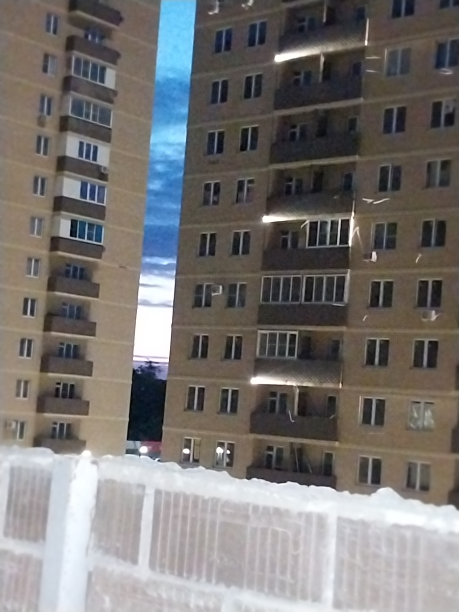 Не уснула ночью, зато застала полоску рассвета