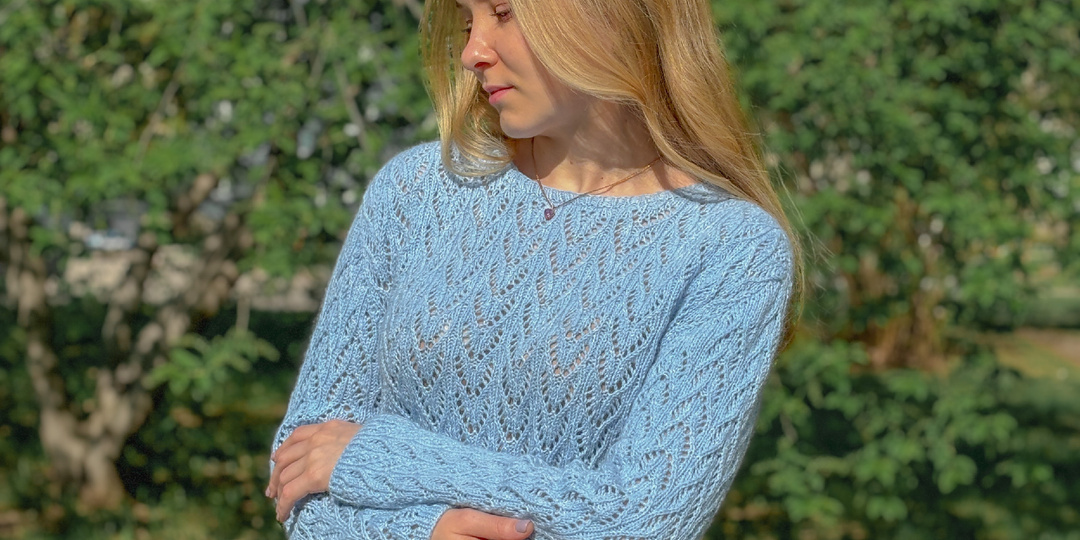 Ажурная кофта спицами. Мастер-класс