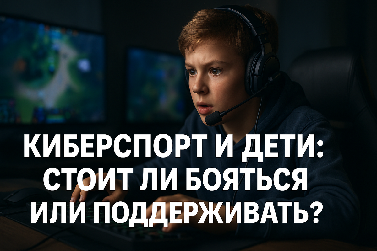 Киберспорт и дети: стоит ли бояться или поддерживать?