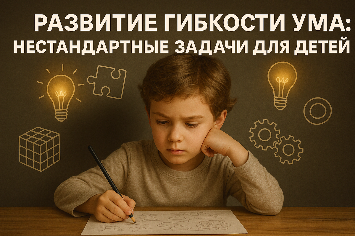 Развитие гибкости ума: нестандартные задачи для детей 