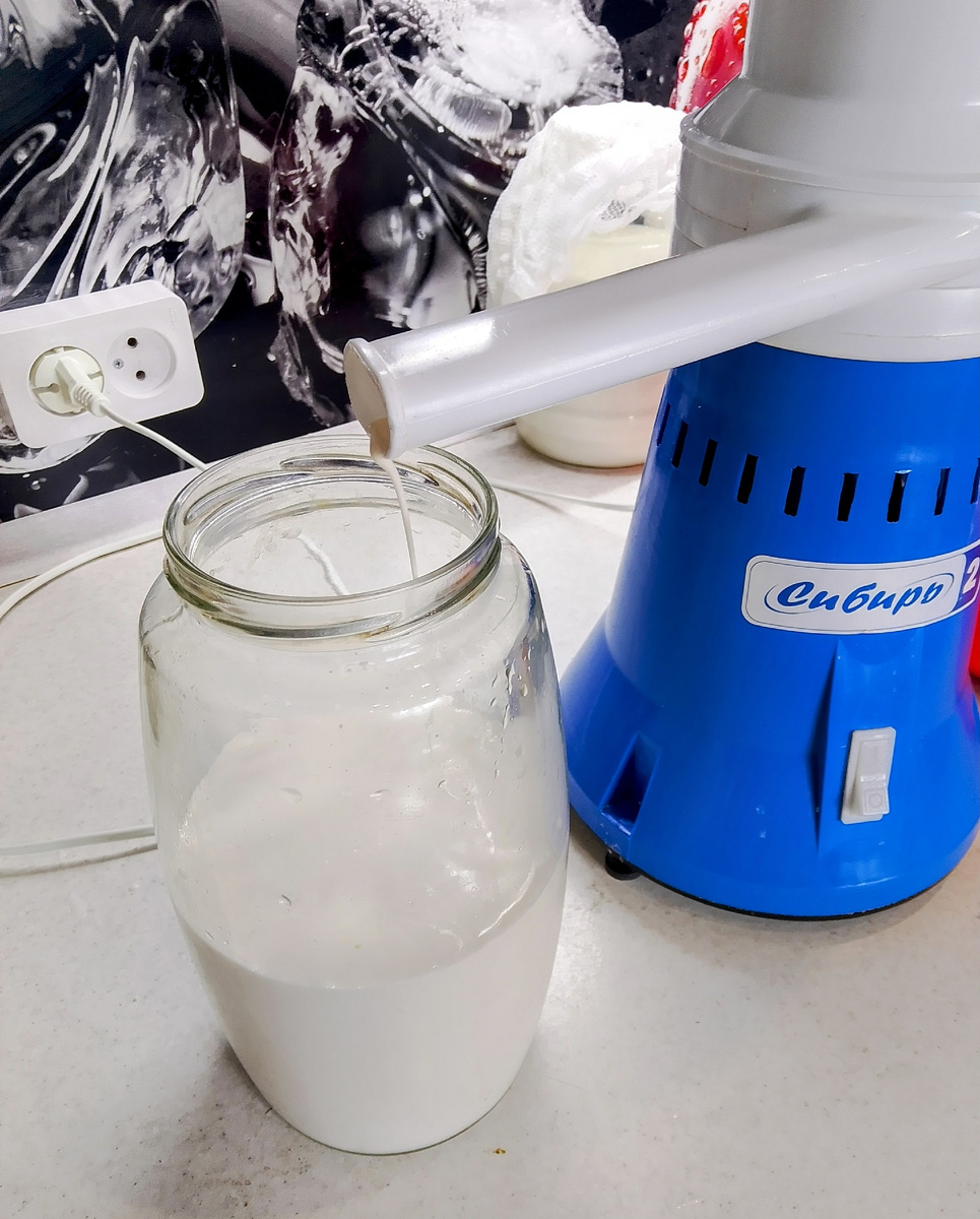 Процесс получения сметаны 