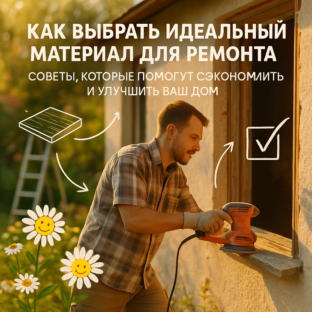    Как выбрать идеальный материал для ремонта: советы, которые помогут сэкономить и улучшить ваш дом