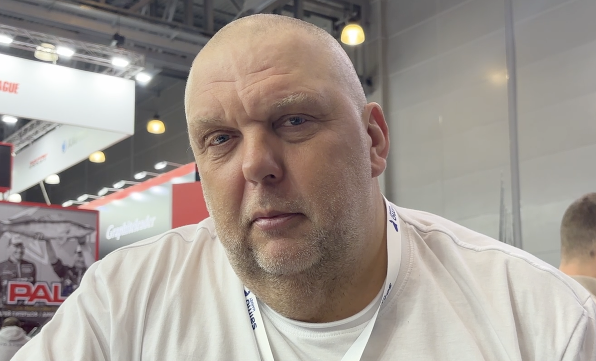 Нормунд Грабовскис на выставке "Мир охоты и рыбалки" 2025