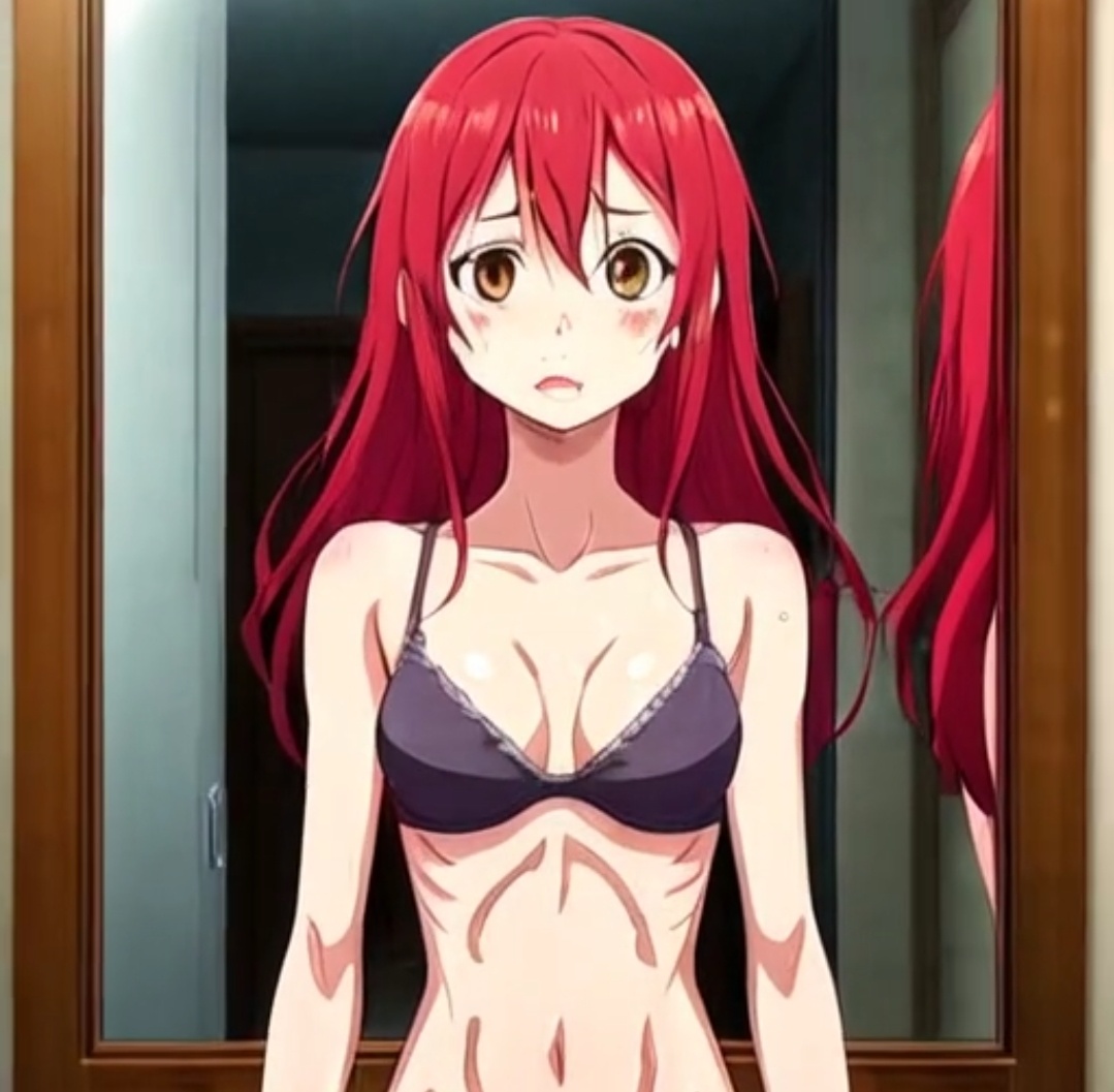 Ханна– испуганная девушка и за анорексии постоянно пугающая но очень забавная и добрая девушка.