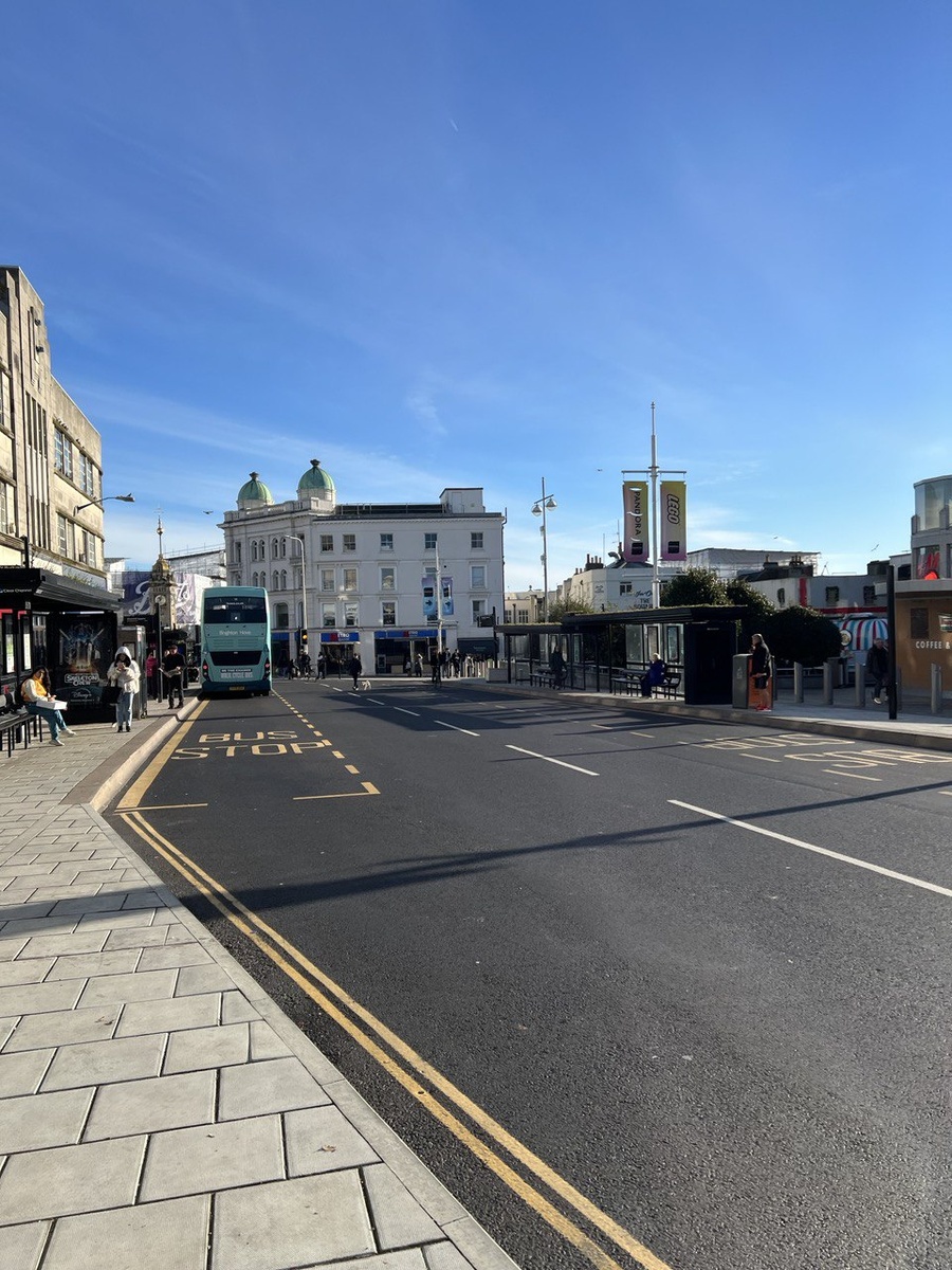 Улицы  Брайтона. Южная Англия. Фото из личного архива 